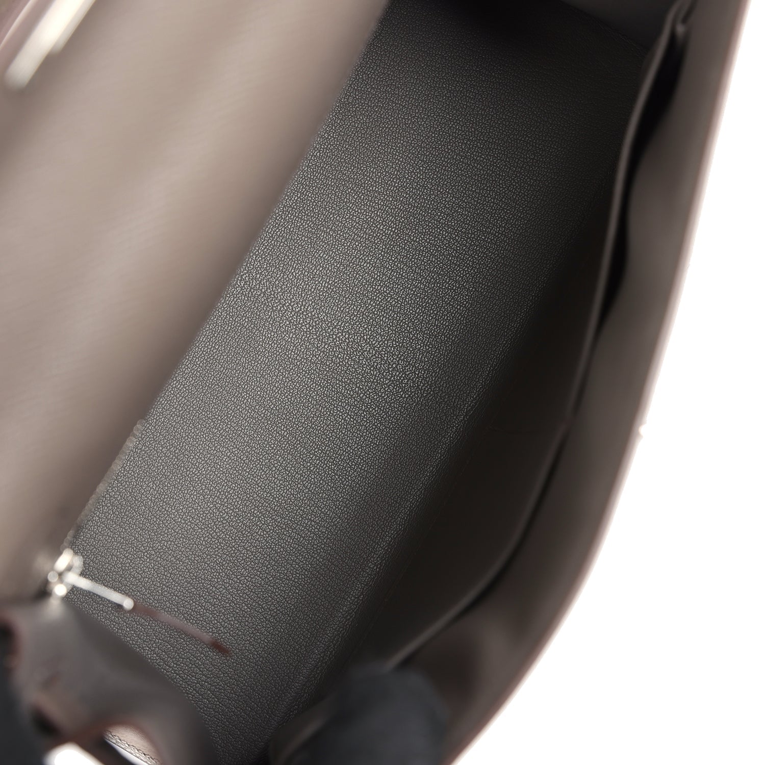 Hermes Kelly Sellier 28 Etain Epsom Palladium Hardware - Exclusu