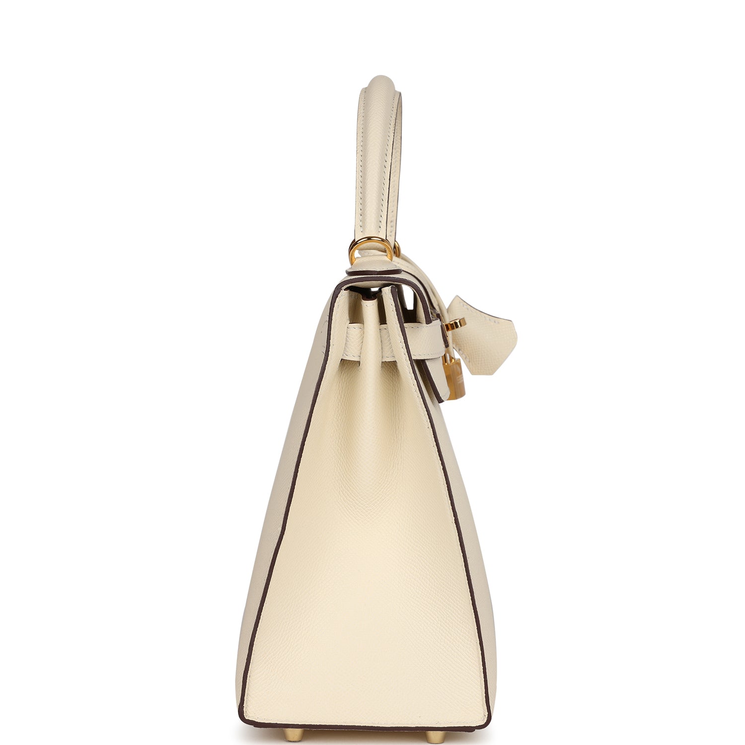 Hermes Kelly Sellier 28 Nata Epsom Gold Hardware - Exclusu