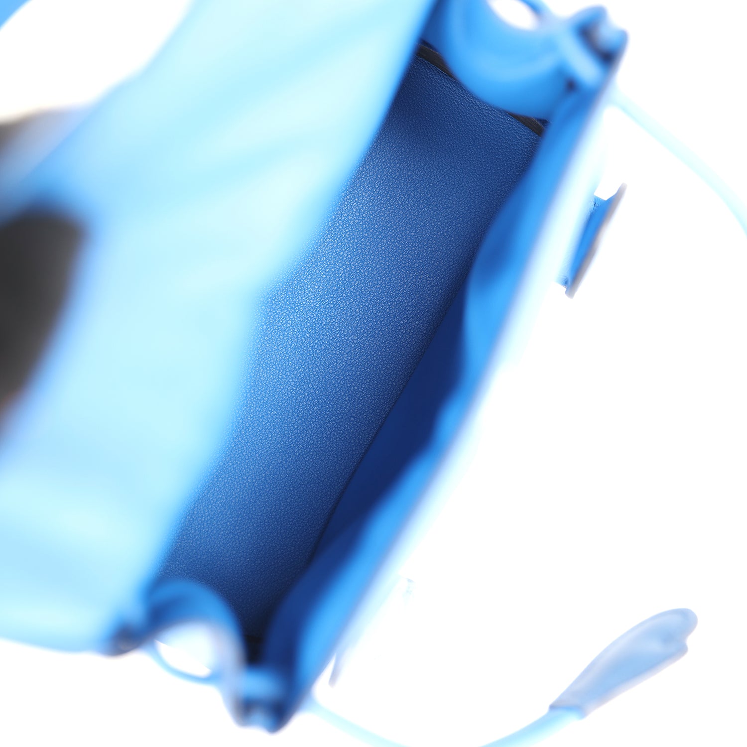 Hermes 'Quelle Idolle' Kelly Doll Bleu Zellige and Bleu Agate Swift Palladium Hardware - Exclusu