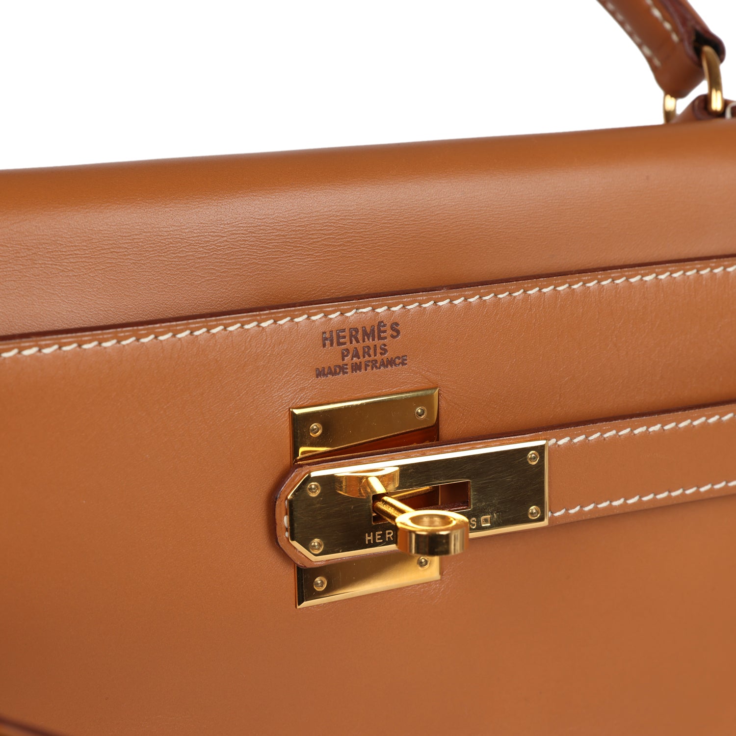 Hermes Kelly Retourne 32 Naturel Sable Chamonix Gold Hardware - Exclusu