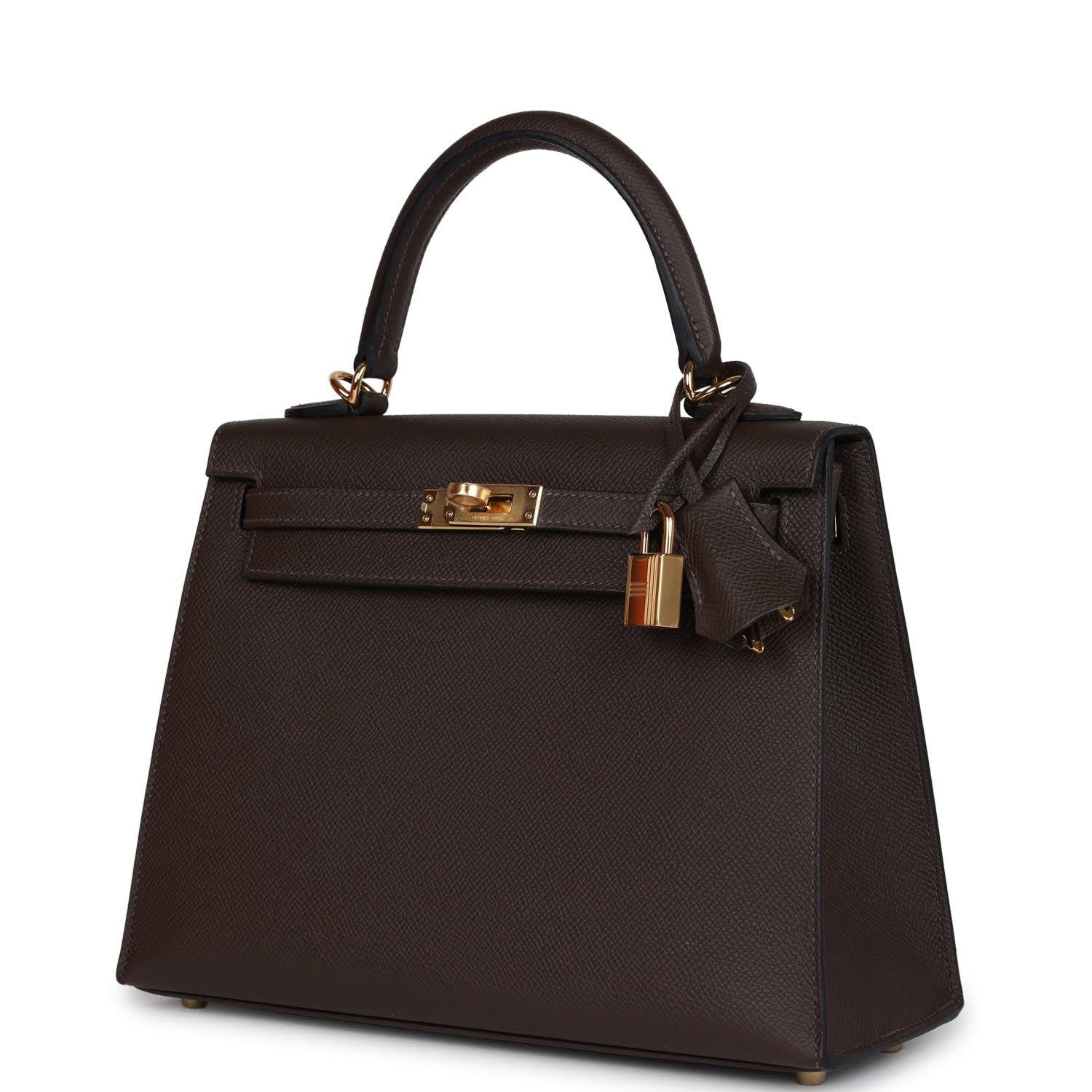 Hermes Kelly Sellier 25 Ecorce Epsom Gold Hardware - Exclusu