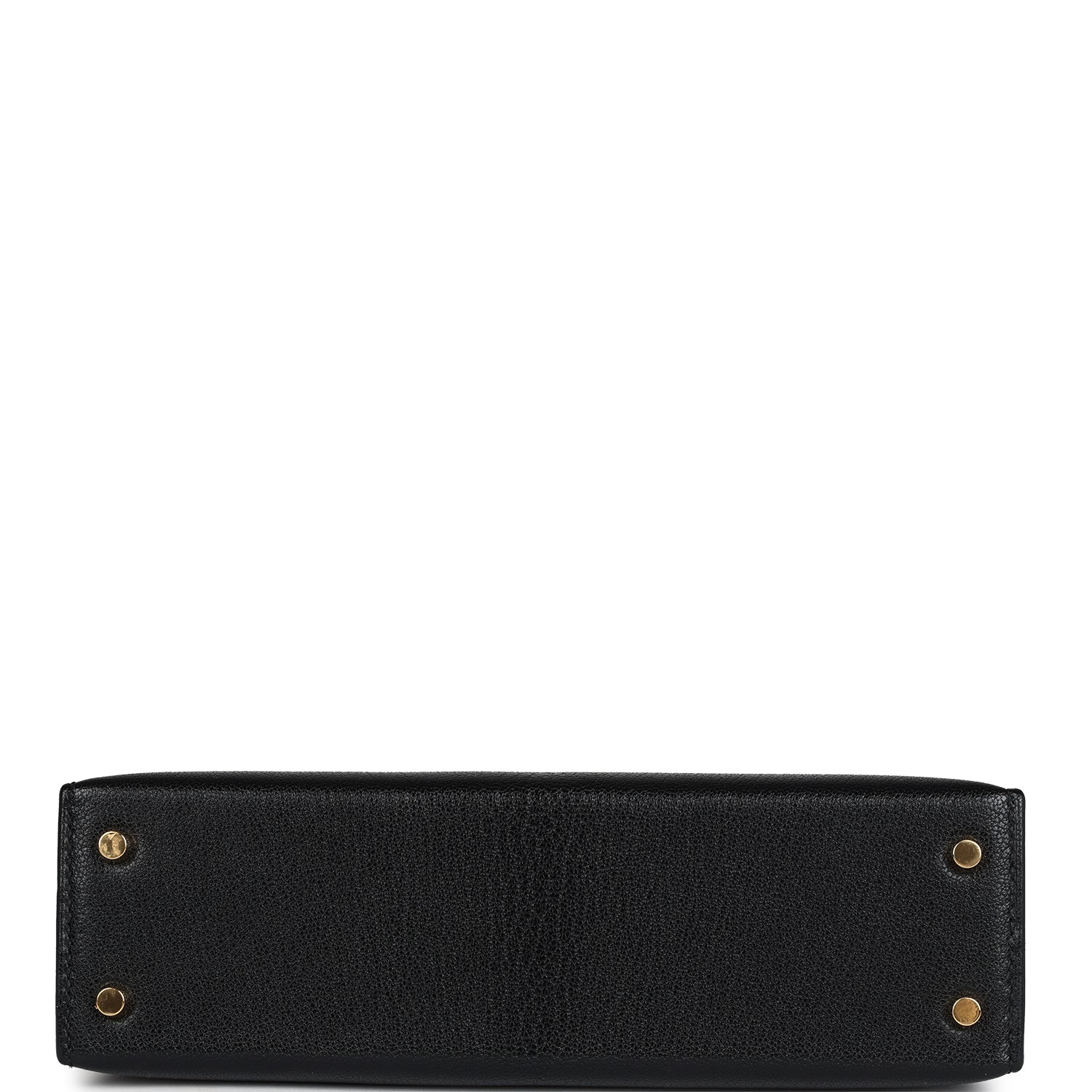 Hermes Kelly Sellier 20 Black Chevre Mysore Gold Hardware - Exclusu