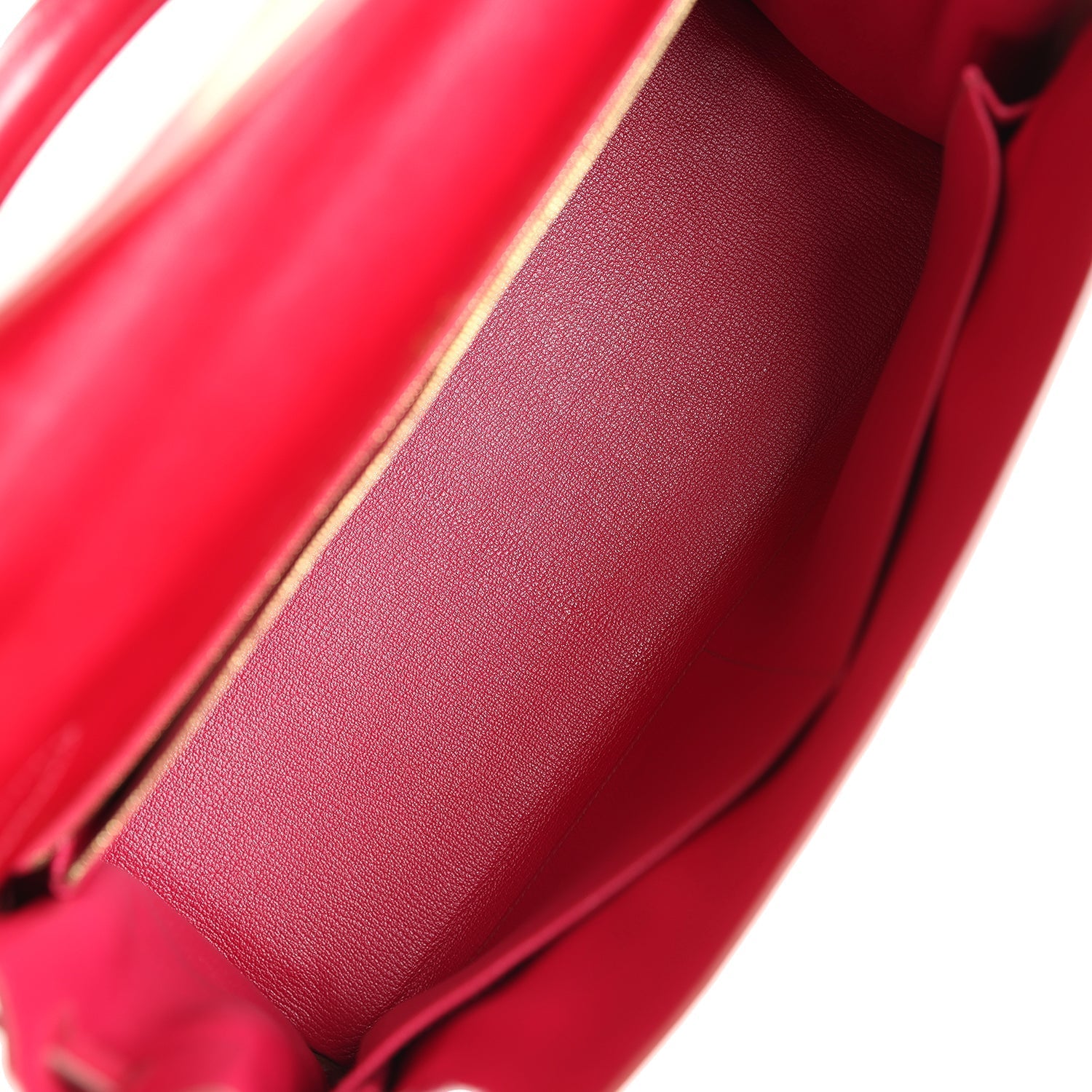 Hermes Ghillies Kelly Retourne 35 Rubis Tadelakt Permabrass Hardware - Exclusu