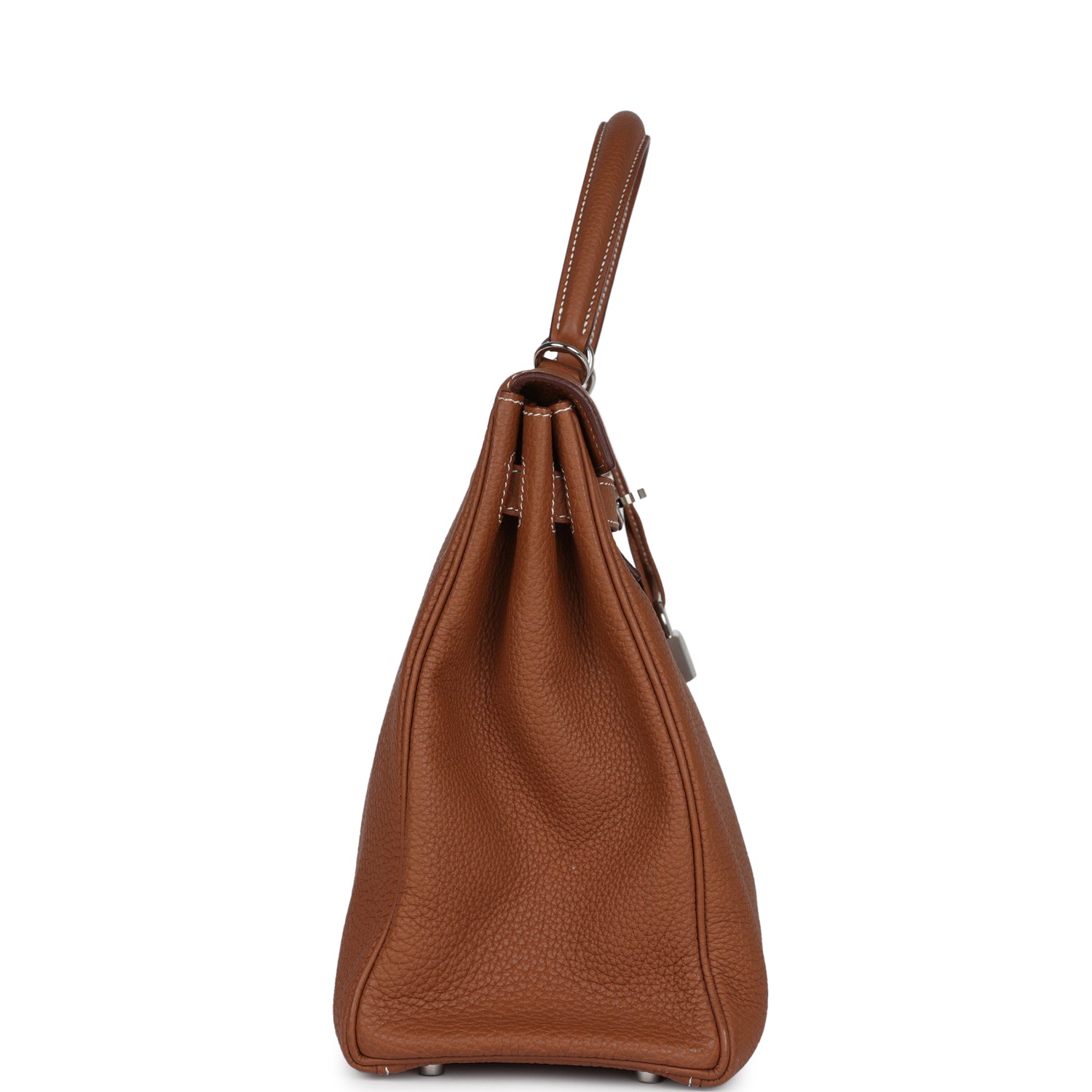 Hermes Kelly Retourne 35 Gold Togo Palladium Hardware - Exclusu