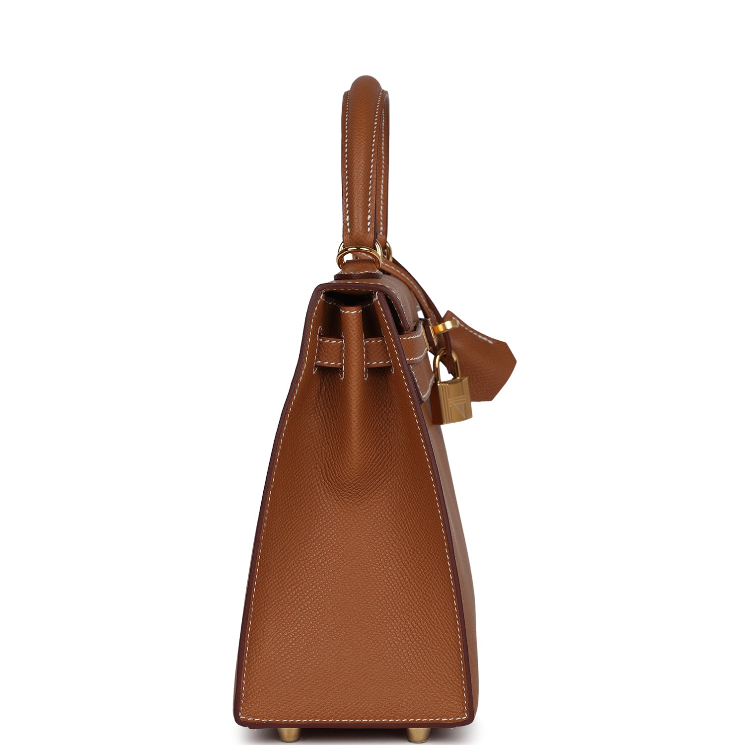 Hermes Kelly Sellier 25 Gold Epsom Gold Hardware - Exclusu