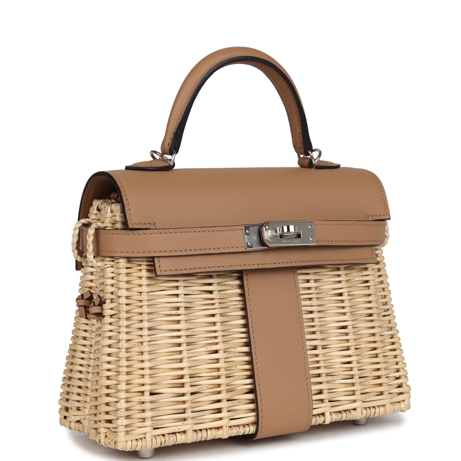 Hermes Mini Picnic Kelly 20 Chai Swift Palladium Hardware - Exclusu