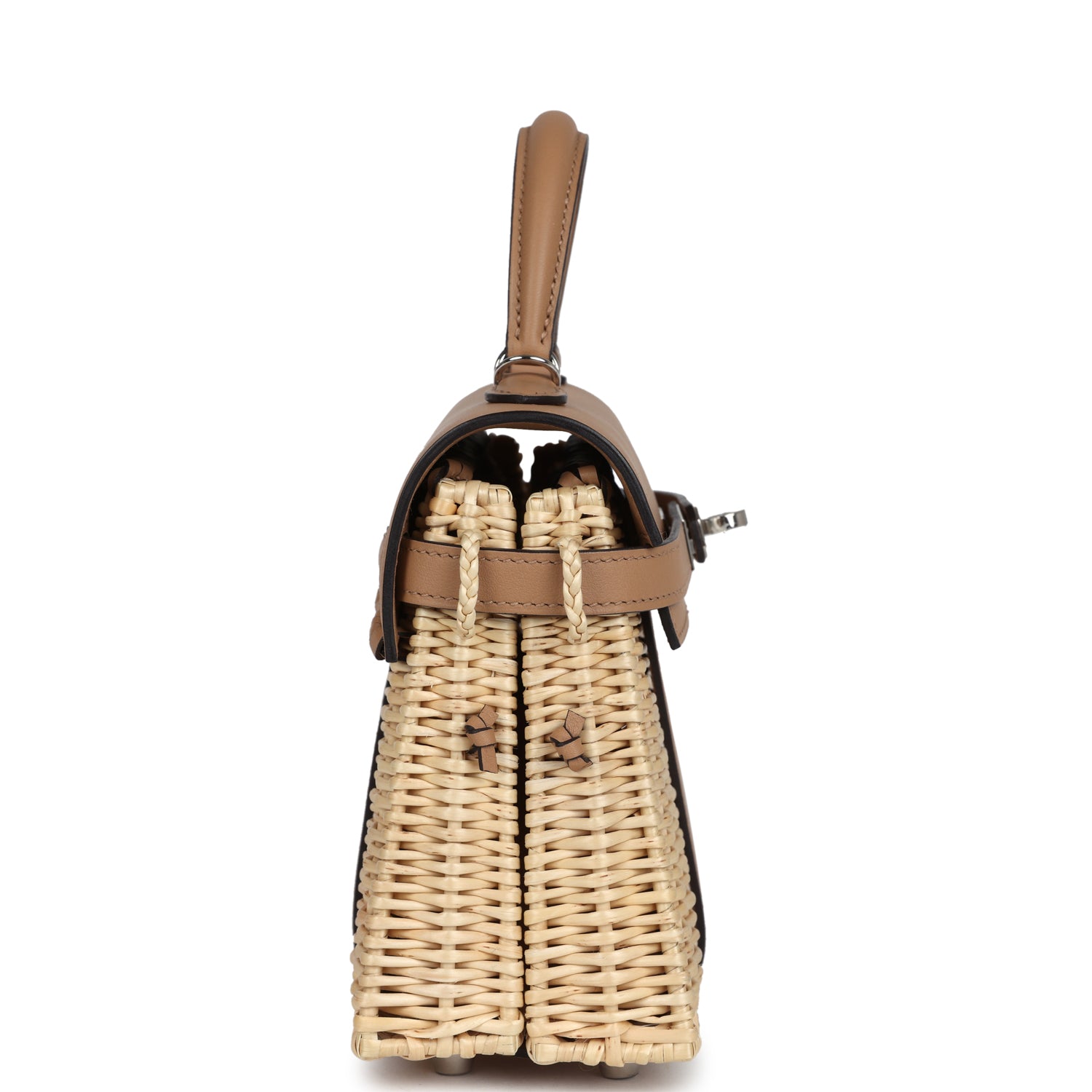 Hermes Mini Picnic Kelly 20 Chai Swift Palladium Hardware - Exclusu