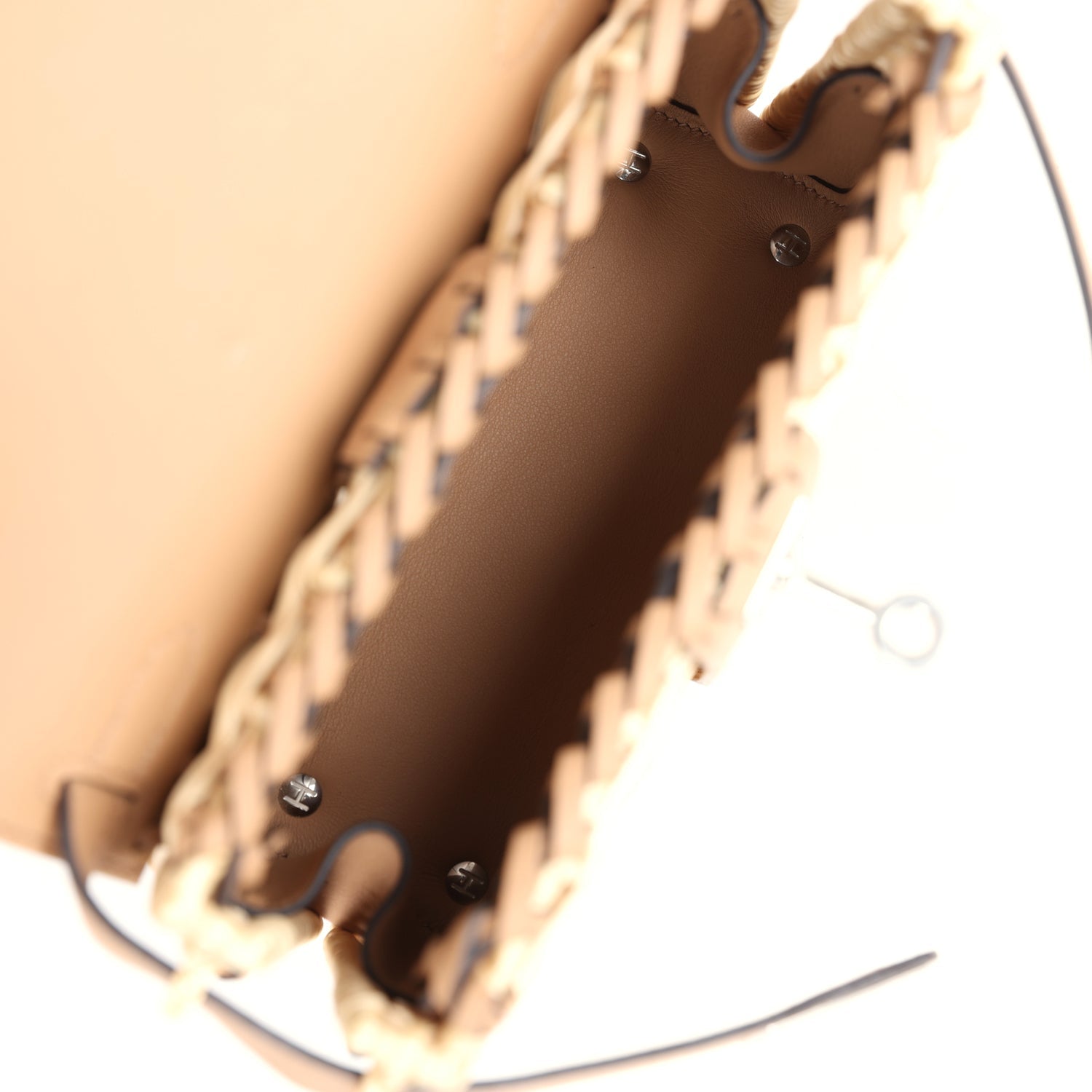 Hermes Mini Picnic Kelly 20 Chai Swift Palladium Hardware - Exclusu