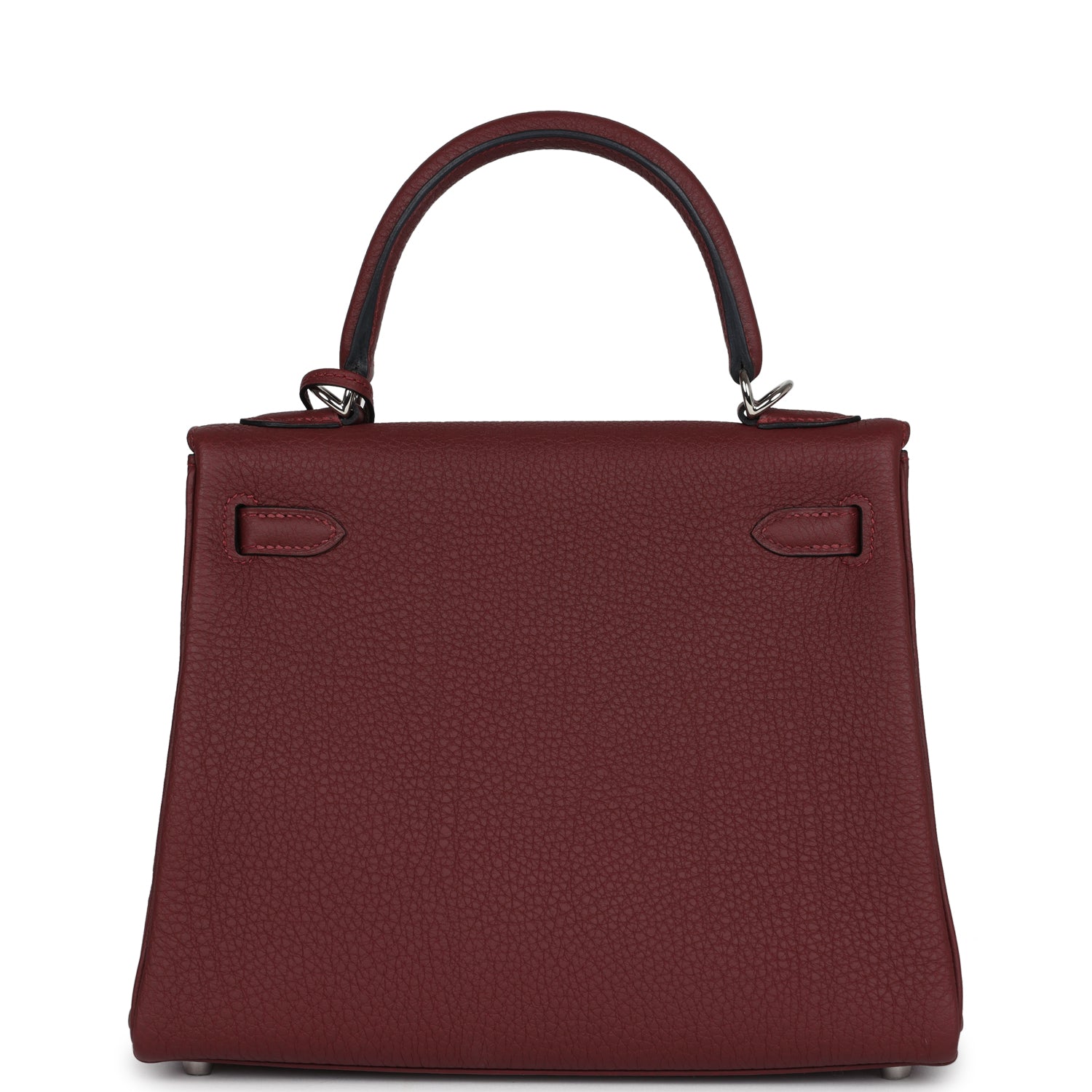 Hermes Kelly Retourne 25 Rouge H Togo Palladium Hardware - Exclusu