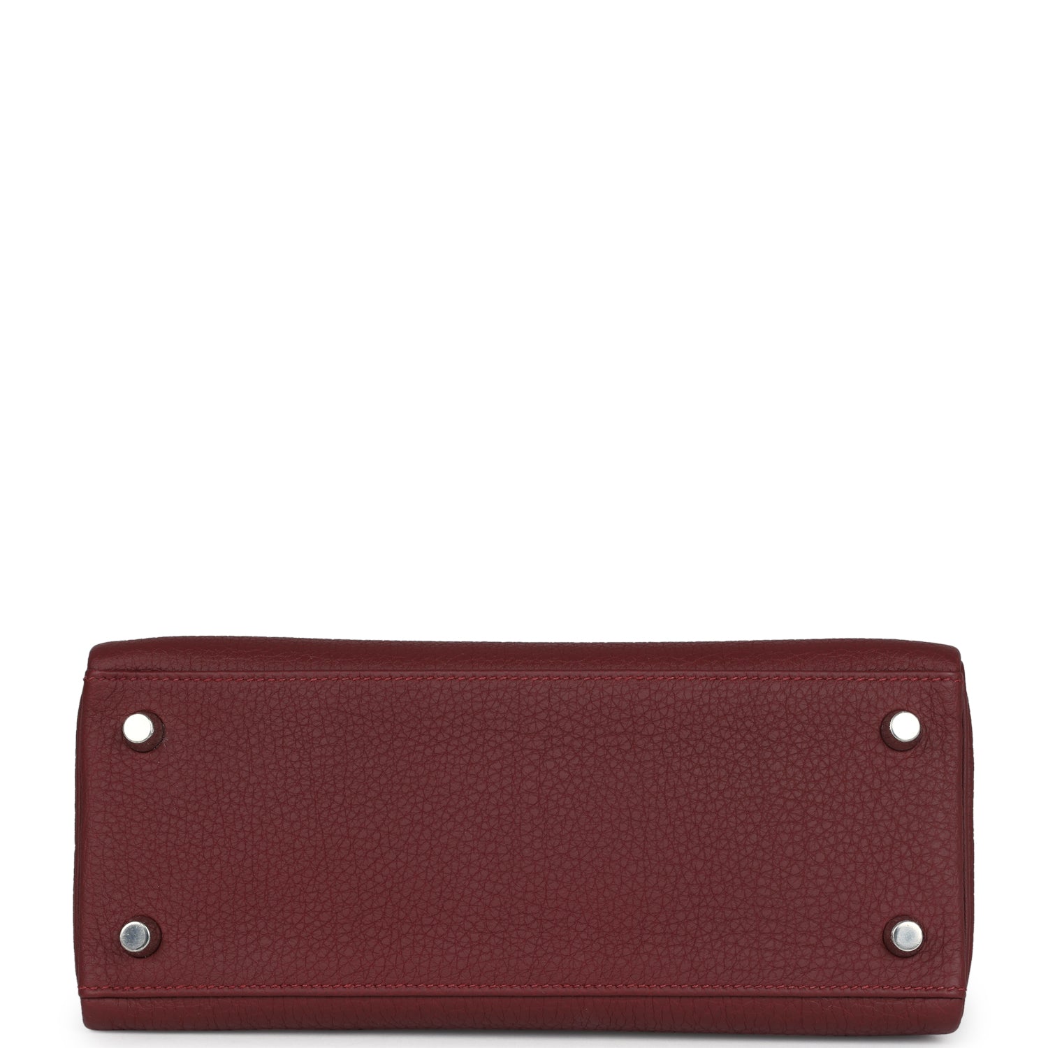 Hermes Kelly Retourne 25 Rouge H Togo Palladium Hardware - Exclusu