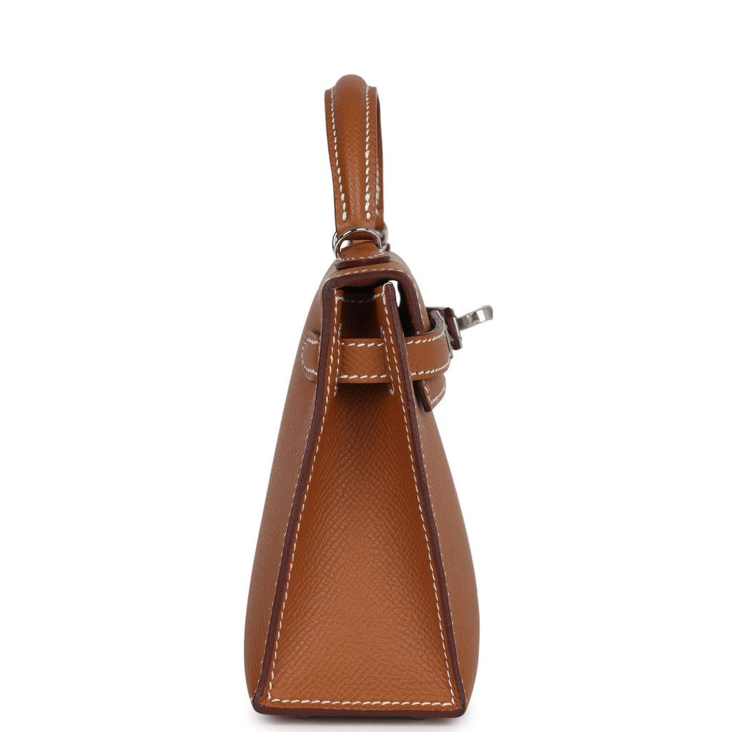 Hermes Kelly Sellier 20 Gold Epsom Palladium Hardware - Exclusu