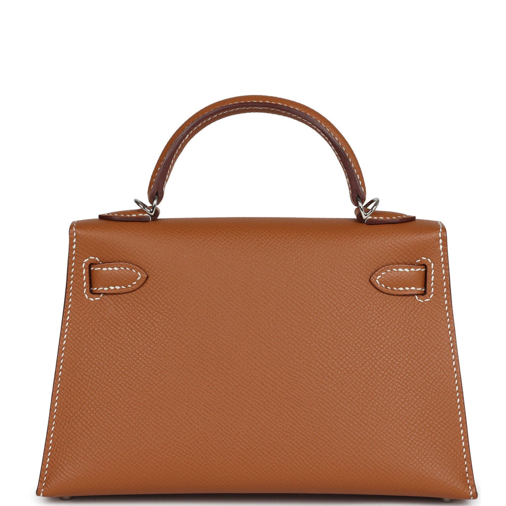 Hermes Kelly Sellier 20 Gold Epsom Palladium Hardware - Exclusu
