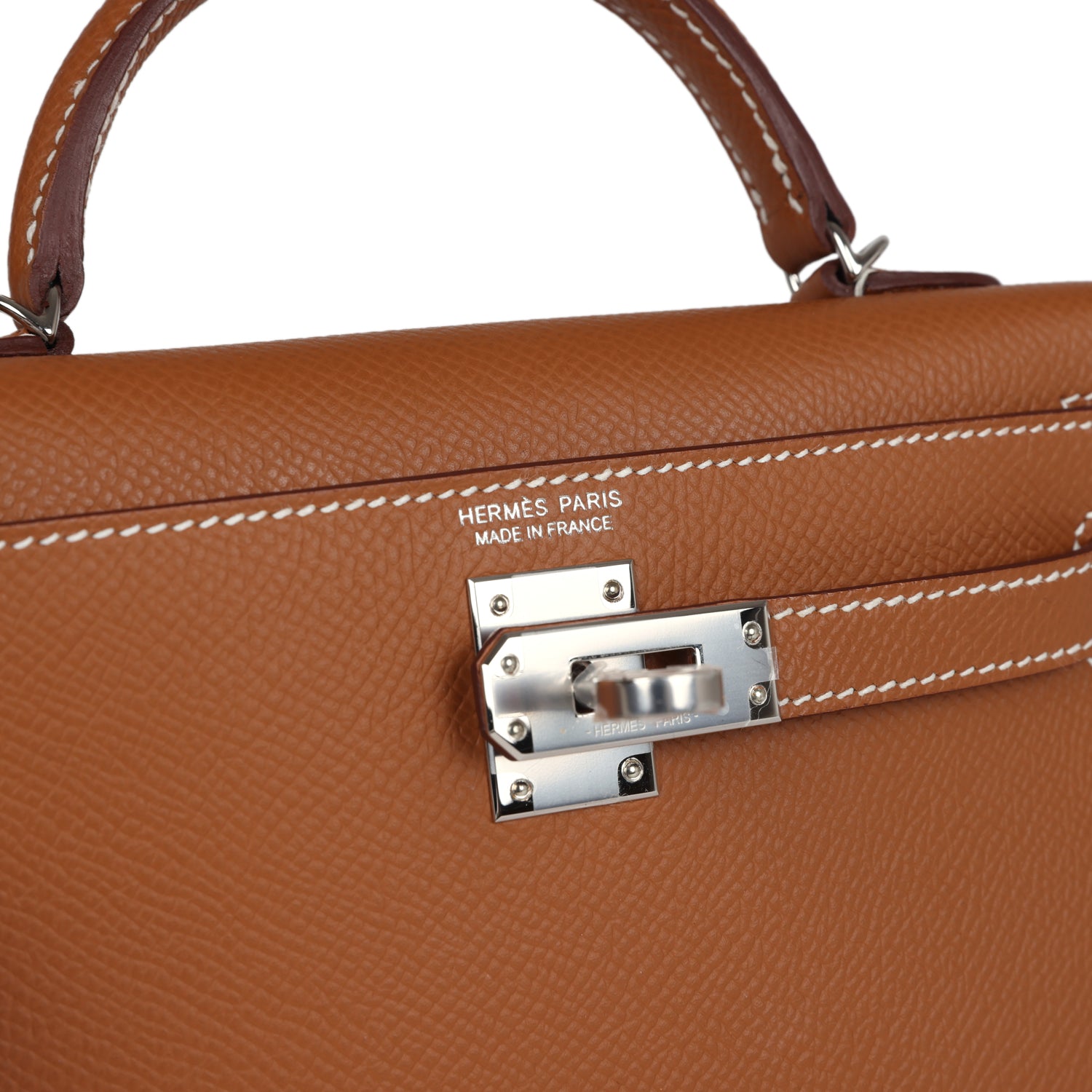 Hermes Kelly Sellier 20 Gold Epsom Palladium Hardware - Exclusu