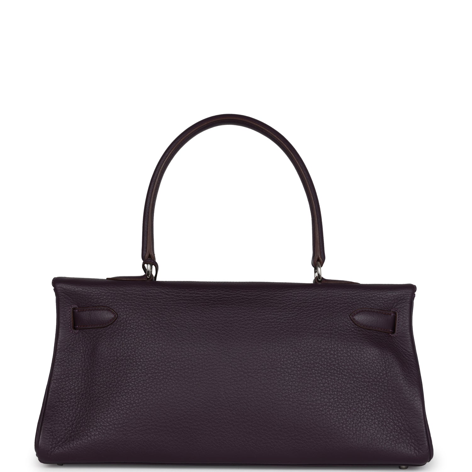 Hermes Fringe Shoulder Kelly 42 JPG Raisin Clemence Palladium Hardware - Exclusu