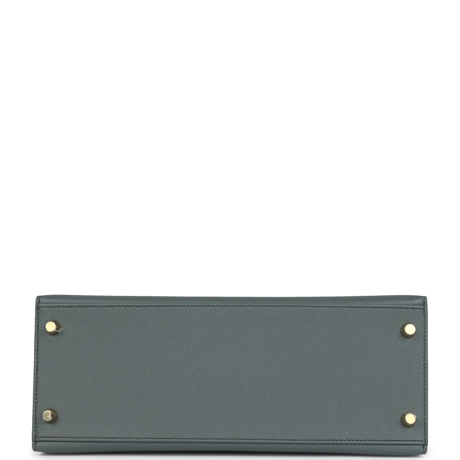 Hermes Kelly Sellier 28 Vert Amande Epsom Gold Hardware - Exclusu