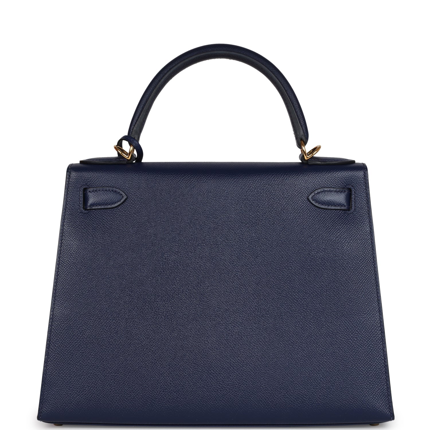 Hermes Kelly Sellier 28 Bleu Saphir Epsom Gold Hardware - Exclusu