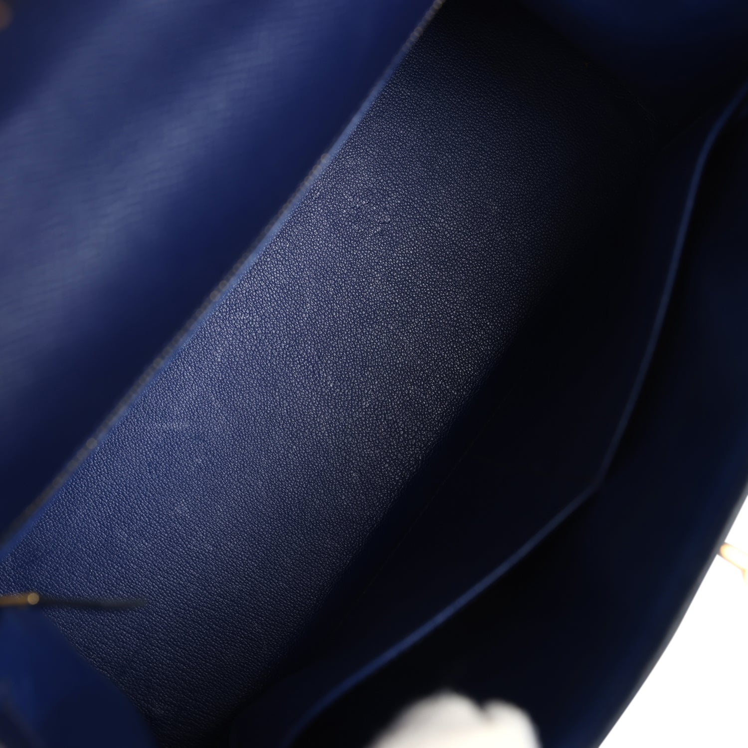 Hermes Kelly Sellier 28 Bleu Saphir Epsom Gold Hardware - Exclusu