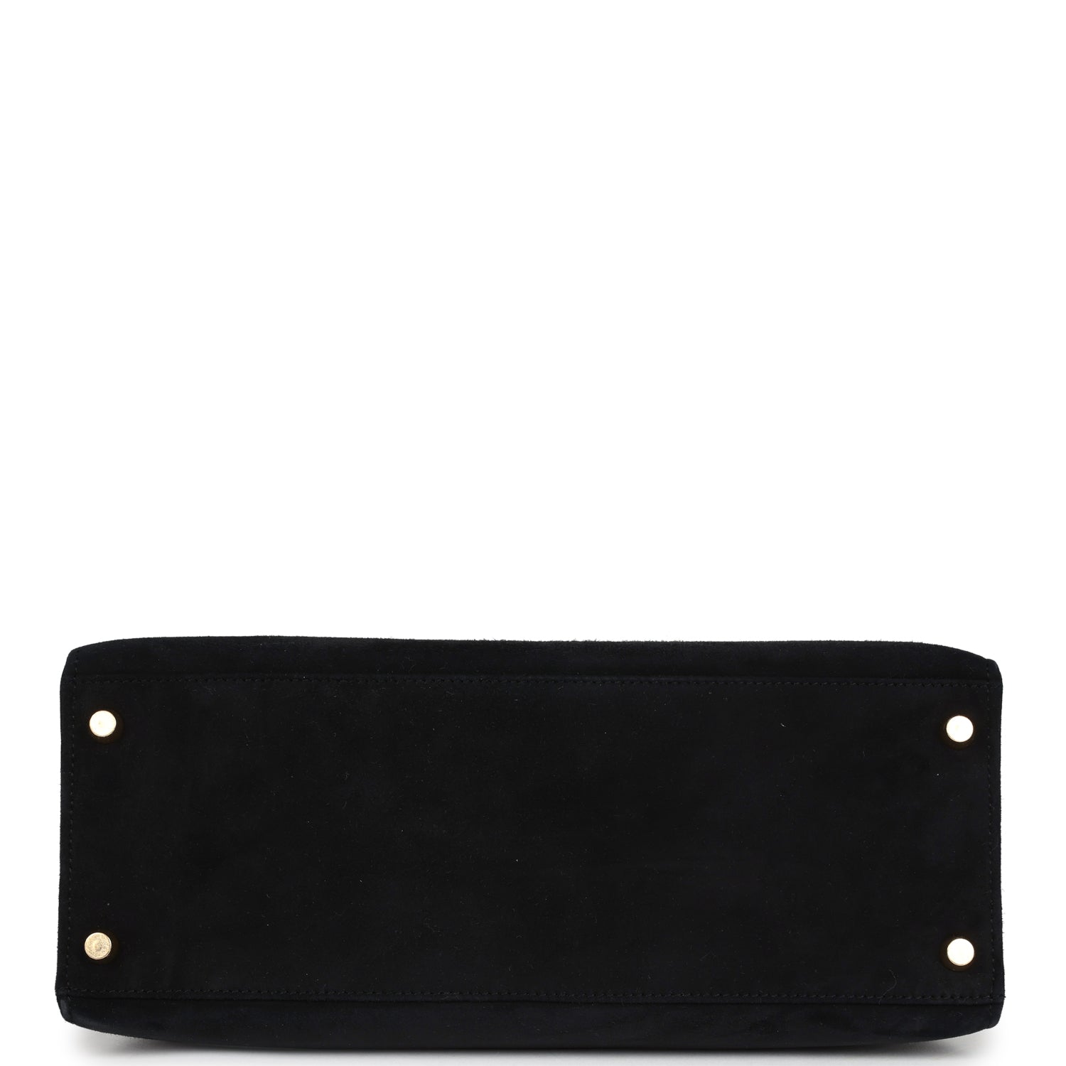 Hermes Kelly Sellier 28 Black Doblis Gold Hardware - Exclusu