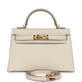 Hermes Kelly Sellier 20 Craie Epsom Gold Hardware - Exclusu