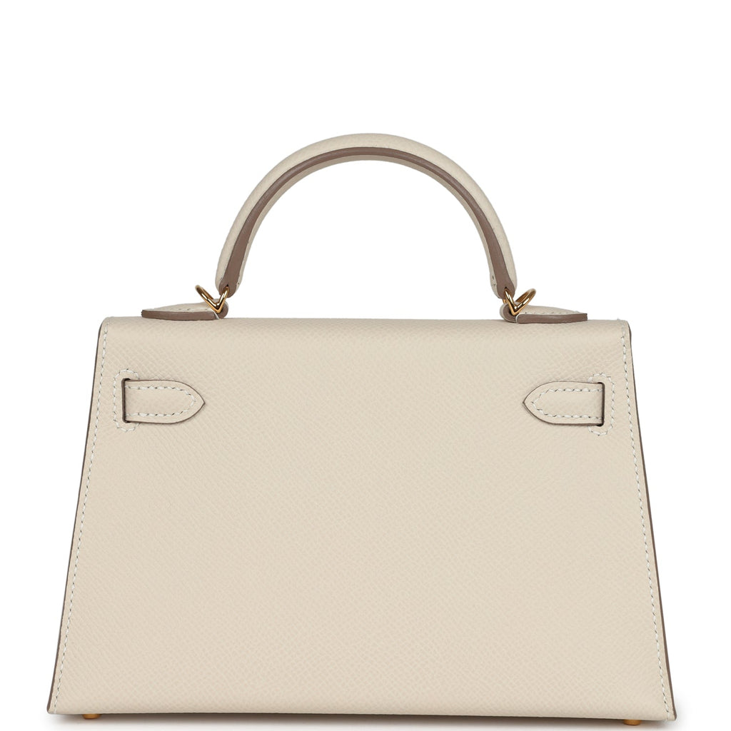 Hermes Kelly Sellier 20 Craie Epsom Gold Hardware - Exclusu