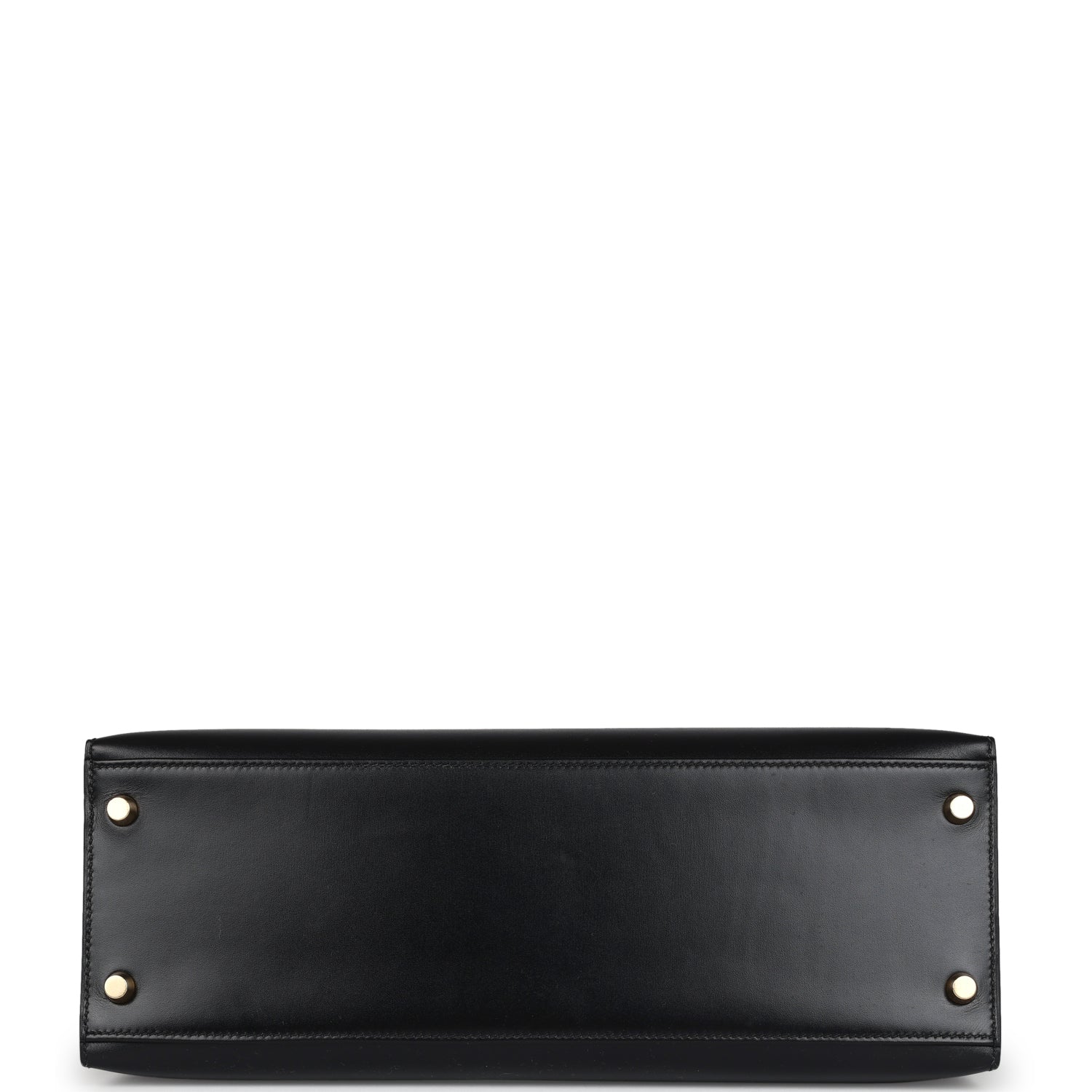 Hermes Kelly Sellier 32 Black Box Gold Hardware - Exclusu