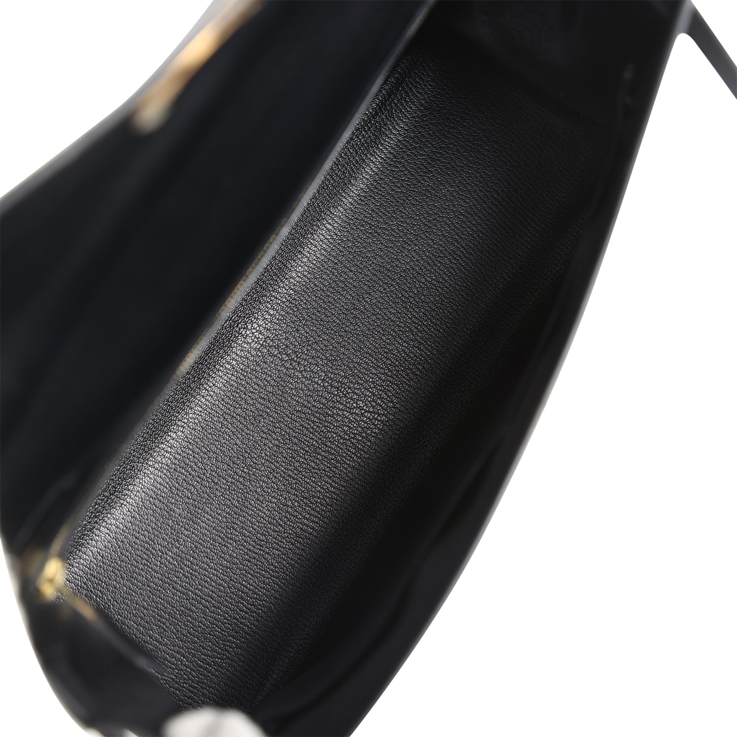 Hermes Kelly Sellier 32 Black Box Gold Hardware - Exclusu