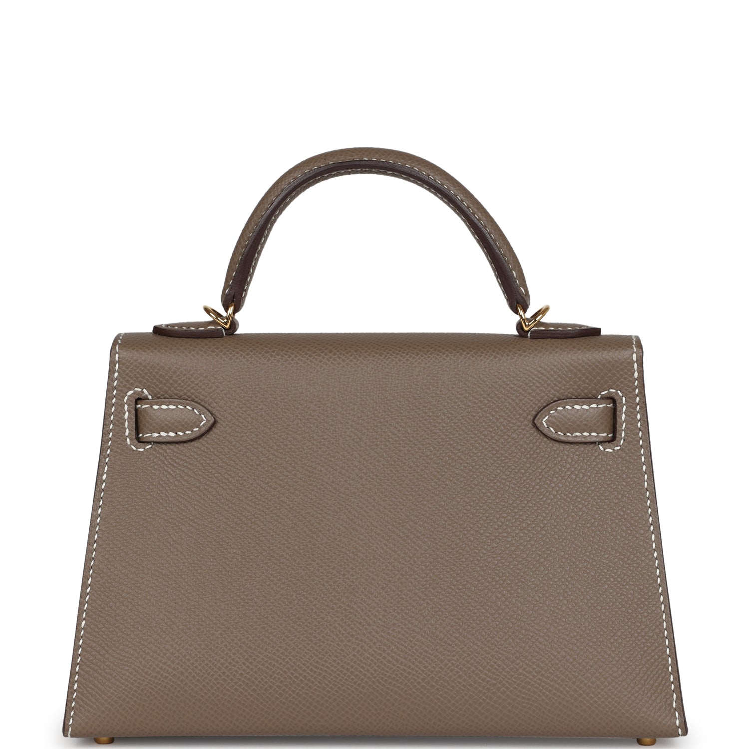Hermes Kelly Sellier 20 Etoupe Epsom Gold Hardware - Exclusu