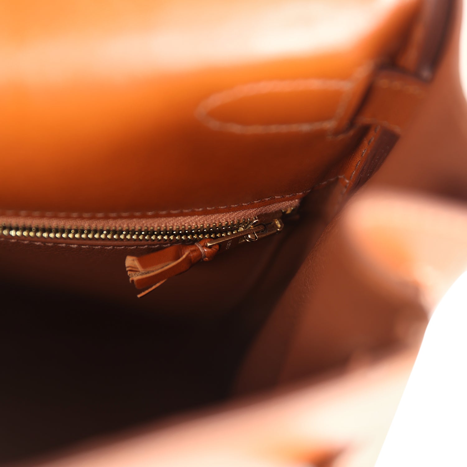 Hermes Ghillies Kelly Retourne 35 Fauve Tadelakt Permabrass Hardware - Exclusu