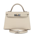 Hermes Kelly Sellier 20 Craie Epsom Electrum Hardware - Exclusu