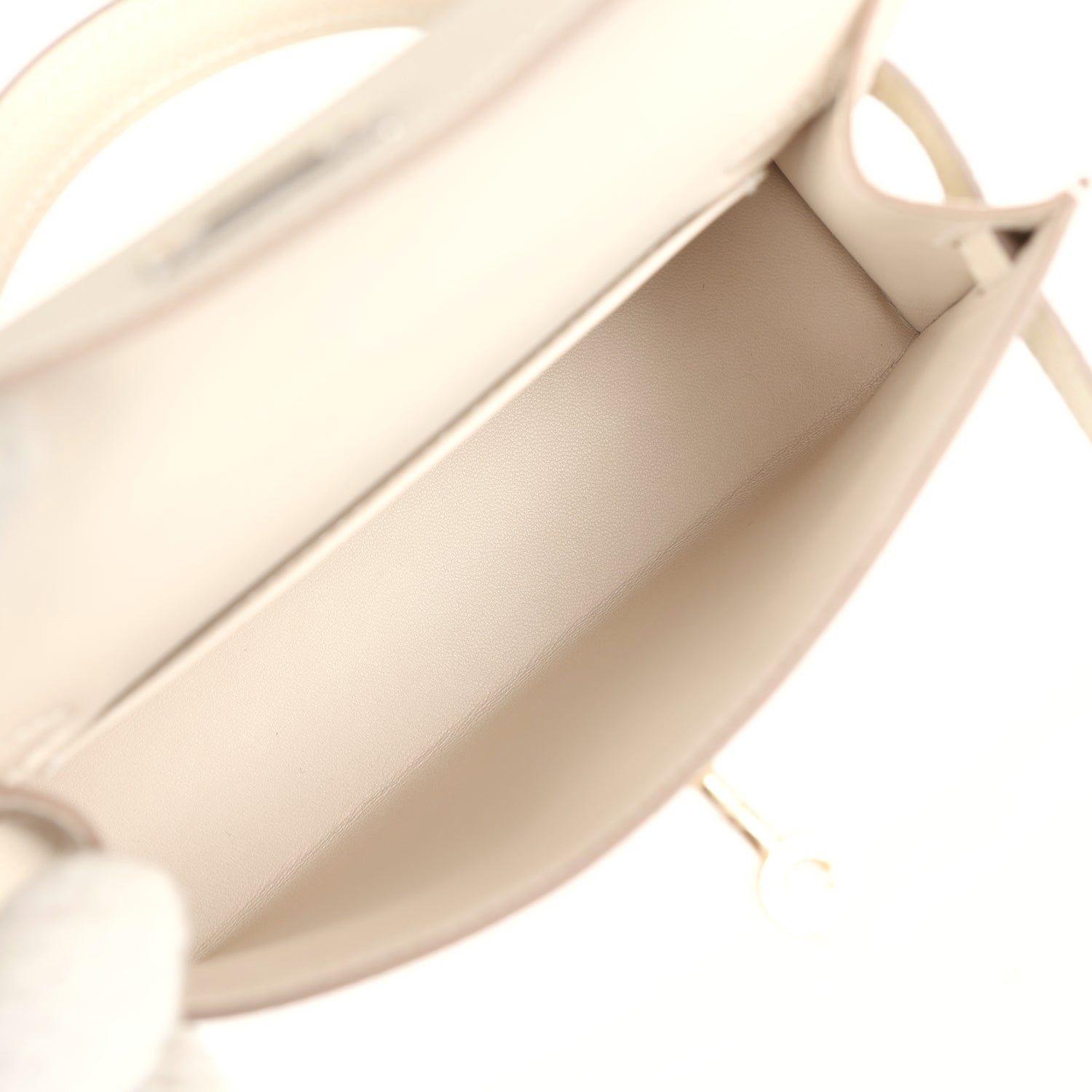 Hermes Kelly Sellier 20 Craie Epsom Electrum Hardware - Exclusu