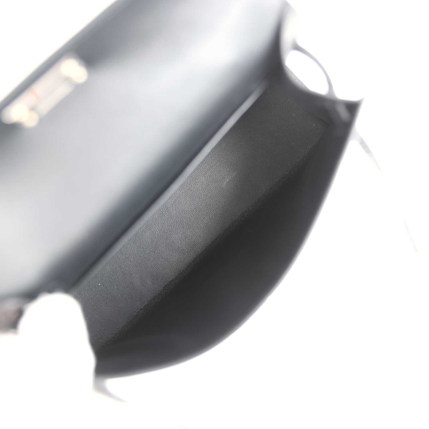 Hermes Kelly Sellier 20 Black Varanus Niloticus Lizard Palladium Hardware - Exclusu