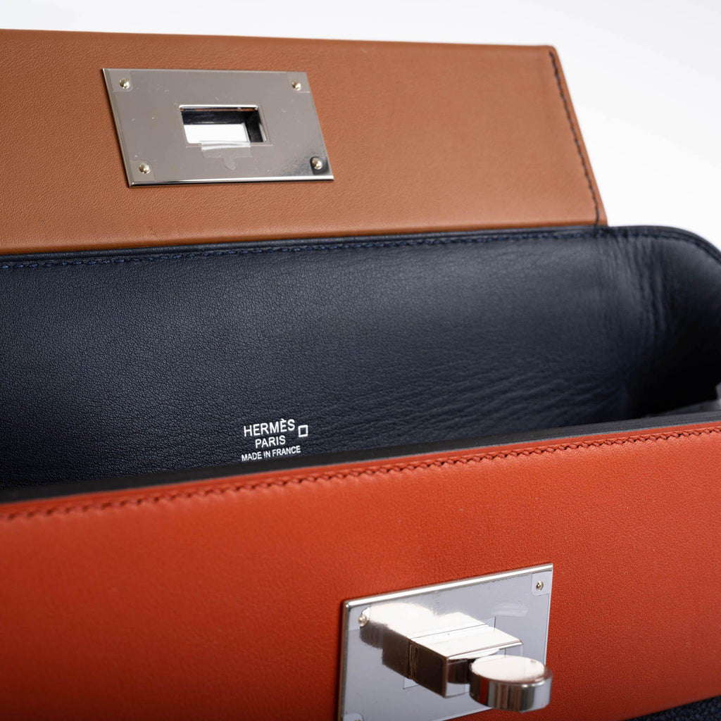 Hermes 24/24 29 Blue Nuit Togo and Matte Alligator Palladium Hardware - 2020, Y - Exclusu