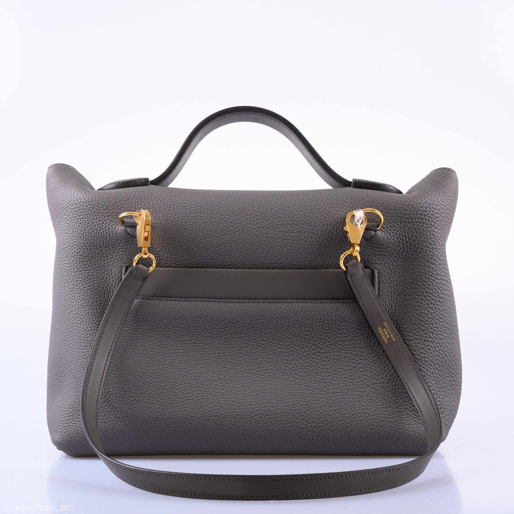 Hermes 24/24 29 Etain Swift and Togo Leather Gold Hardware - Exclusu