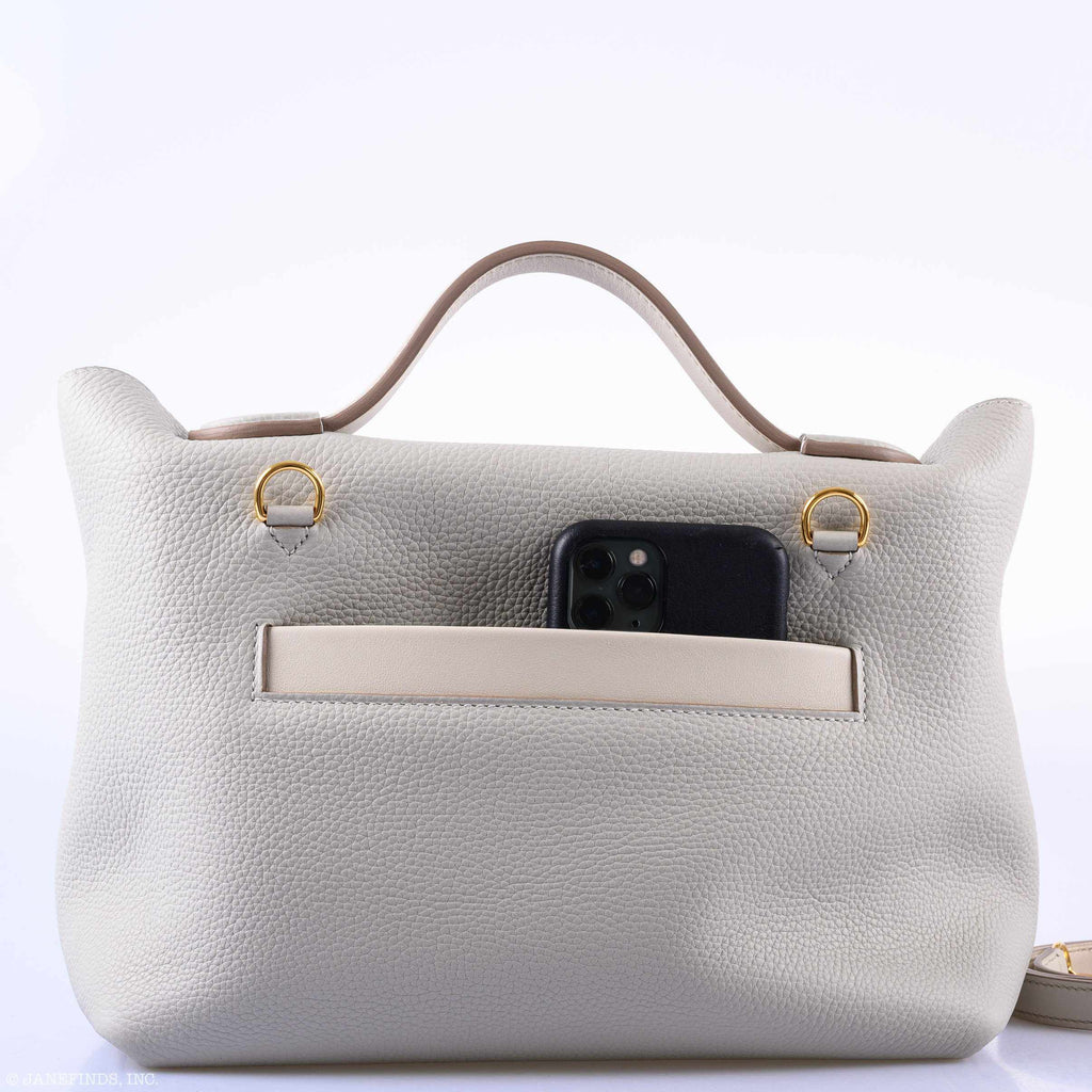 Hermes 24/24 29 Gris Perle Togo & Beton Swift Gold Hardware - Exclusu