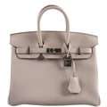 Hermes Birkin 25 Craie Togo Palladium Hardware - 2020, Y - Exclusu