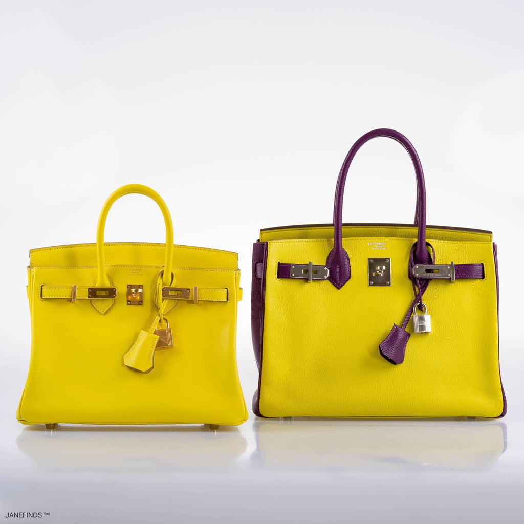 Hermes Birkin 25 Lime Swift Leather Gold Hardware - 2019, D - Exclusu