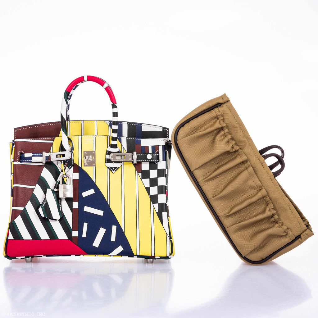 Hermes Birkin 25 "One Two Three And Away We Go!" Limited Edition By Nigel Peak Multicolor Swift Leather - 2018, C - Exclusu