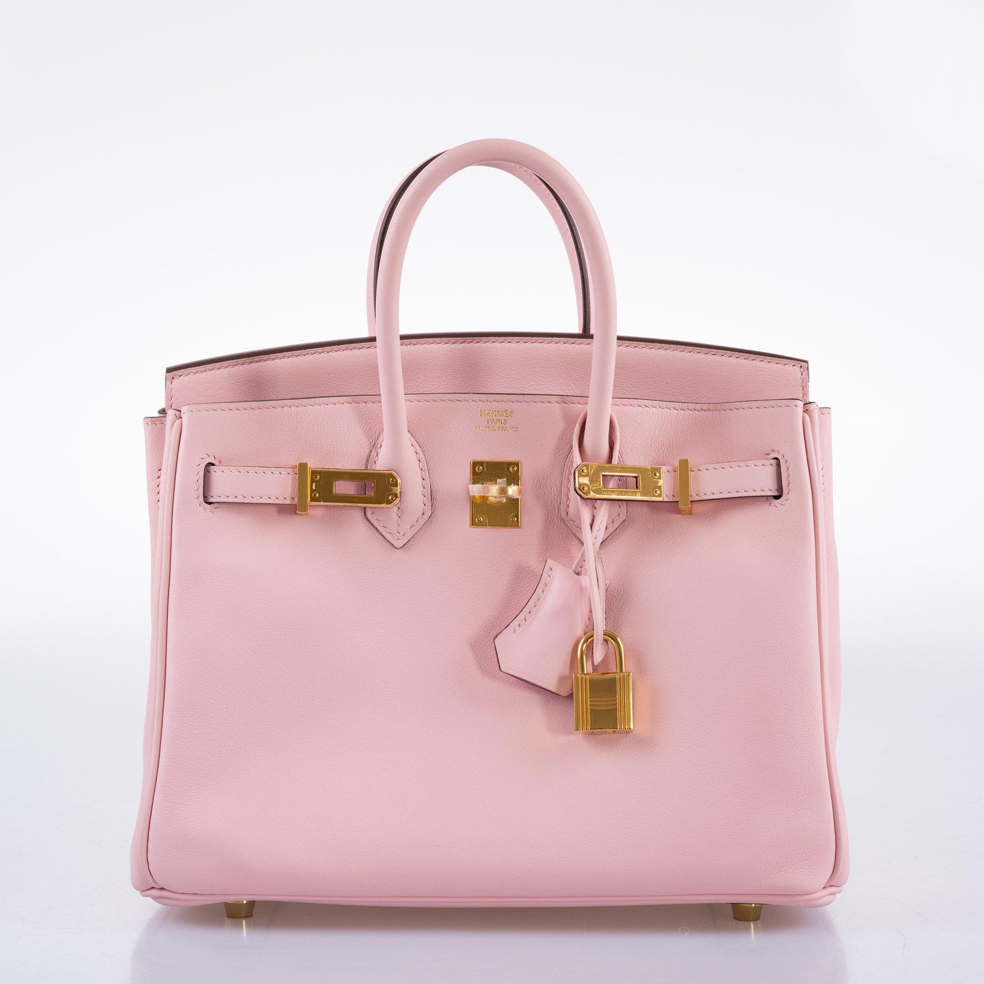 Hermes Birkin 25 Rose Sakura Swift leather Gold Hardware - 2015, T - Exclusu