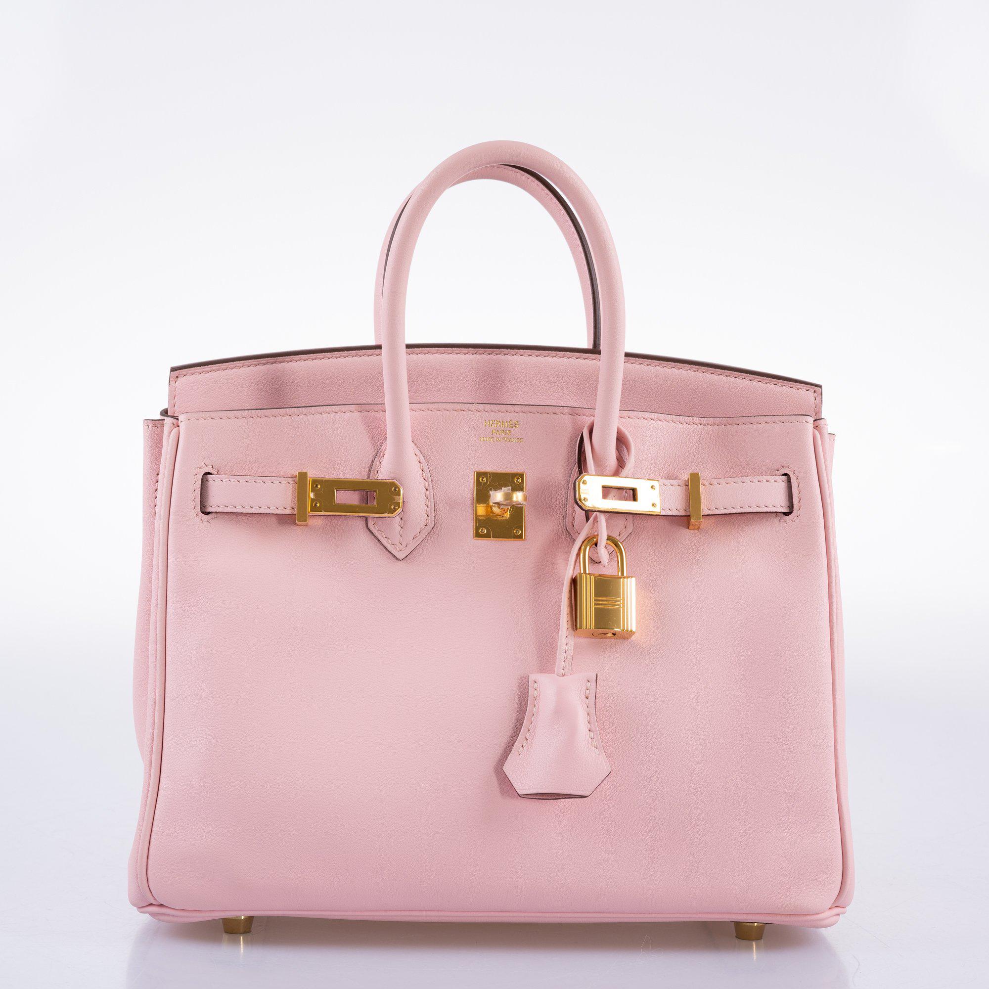 Hermes Birkin 25 Rose Sakura Swift leather Gold Hardware - 2015, T - Exclusu
