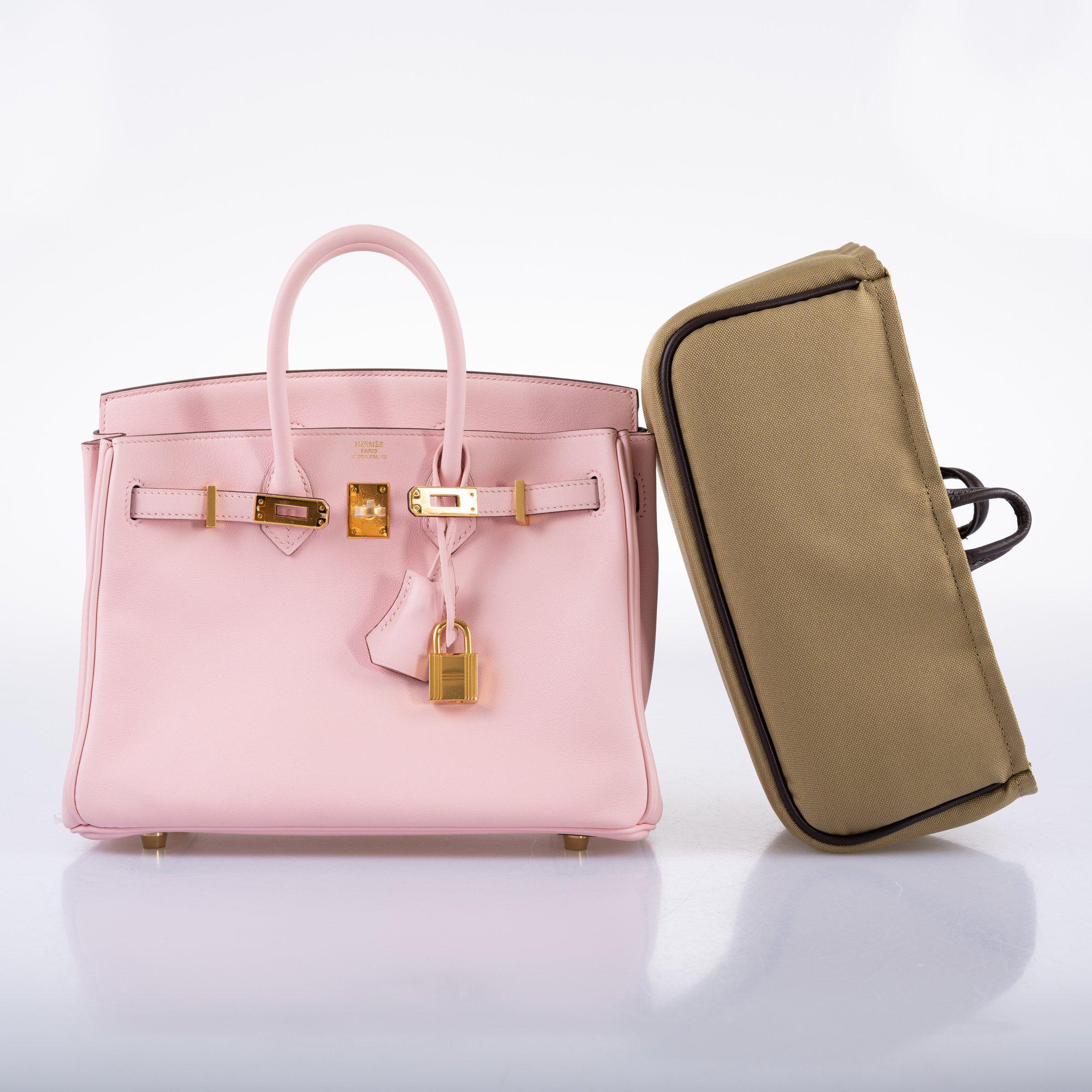 Hermes Birkin 25 Rose Sakura Swift leather Gold Hardware - 2015, T - Exclusu