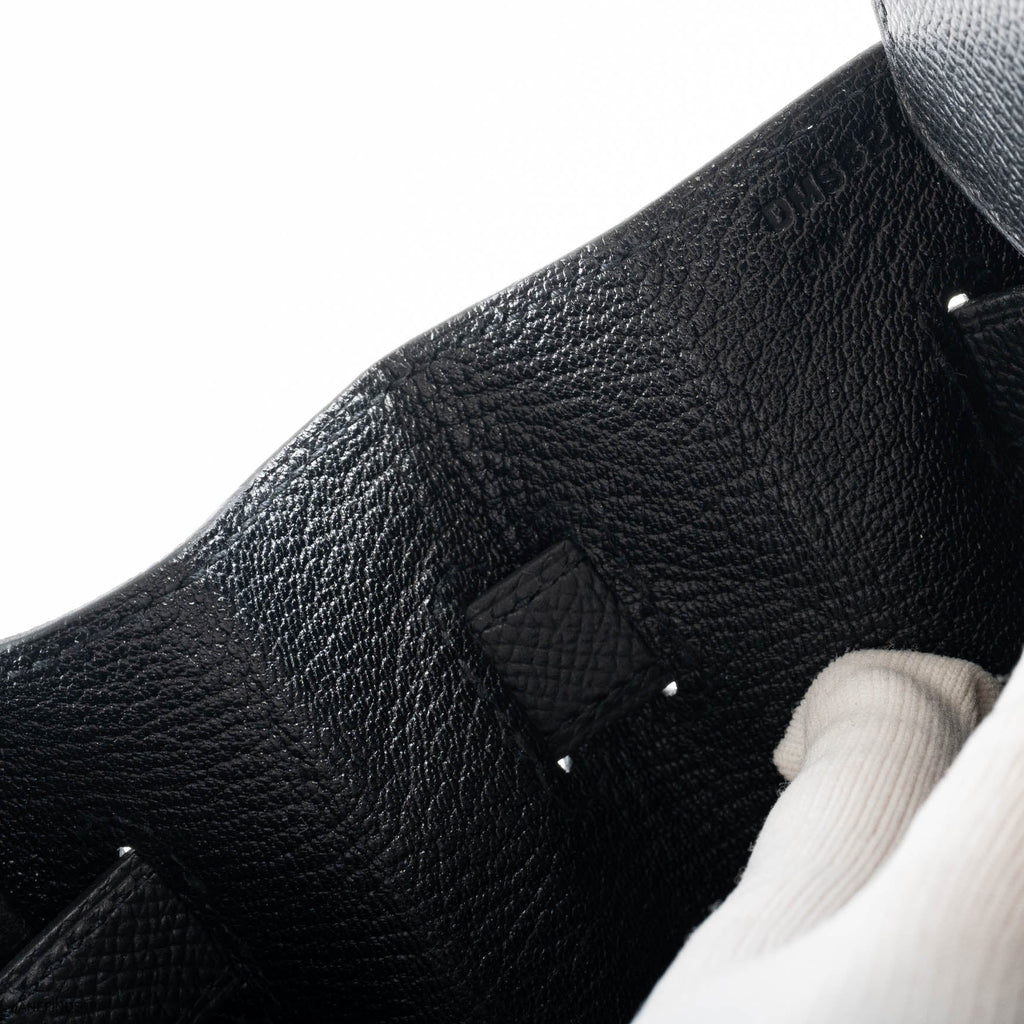 Hermes Birkin 30 Black Epsom with Palladium Hardware - 2019, D - Exclusu