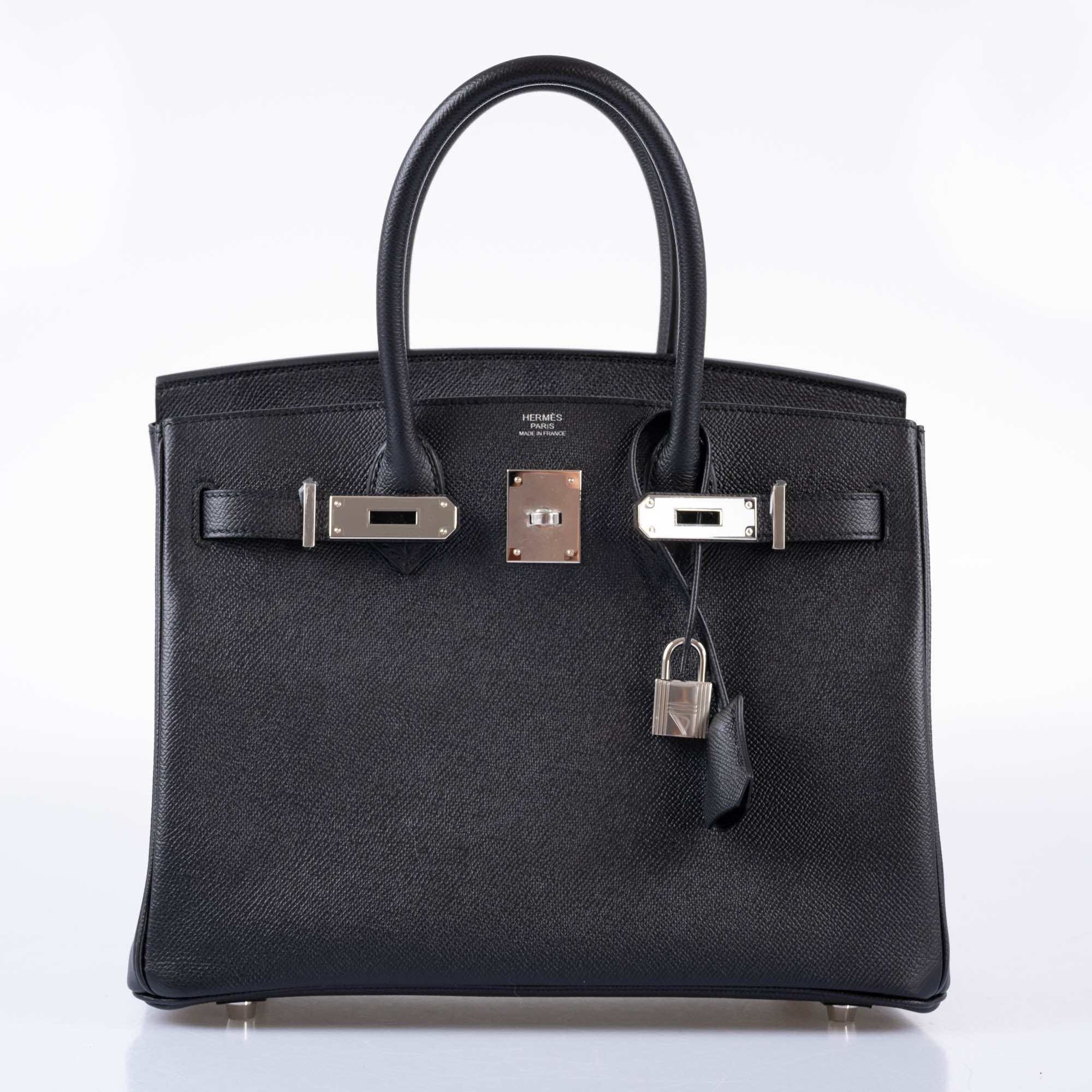 Hermes Birkin 30 Black Epsom with Palladium Hardware - 2021, Z - Exclusu
