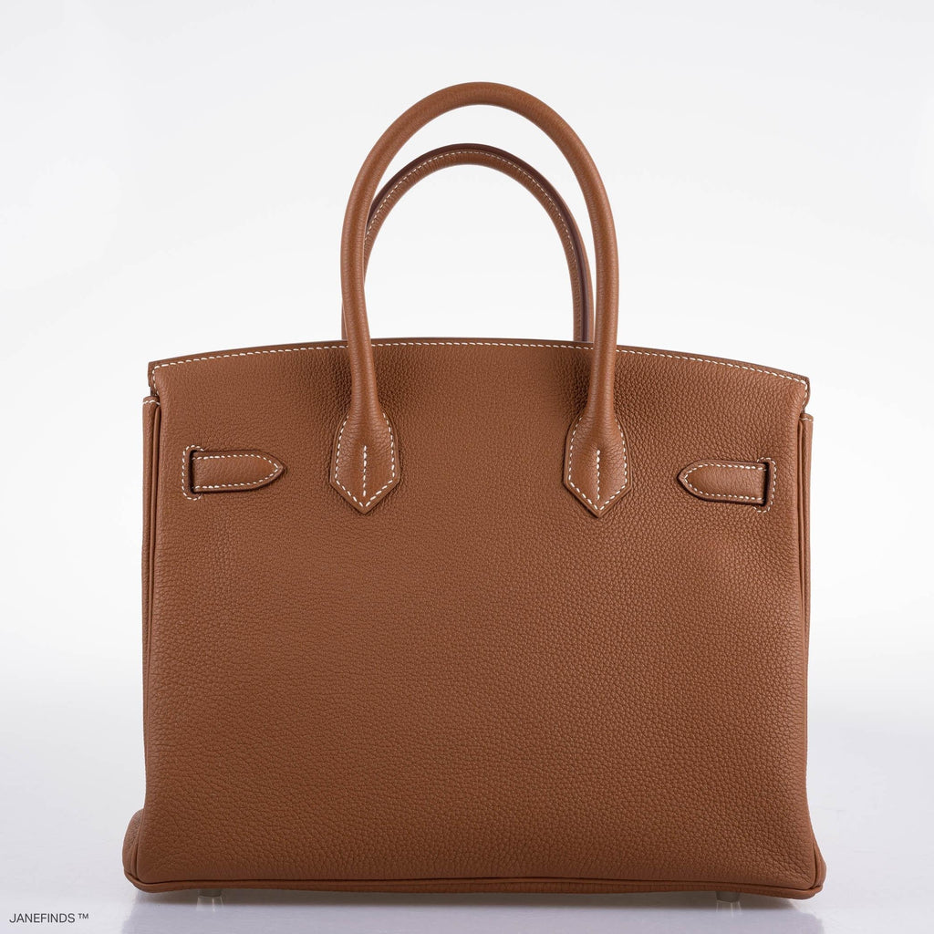 Hermes Birkin 30 Gold Togo with Palladium Hardware - 2020, Y - Exclusu