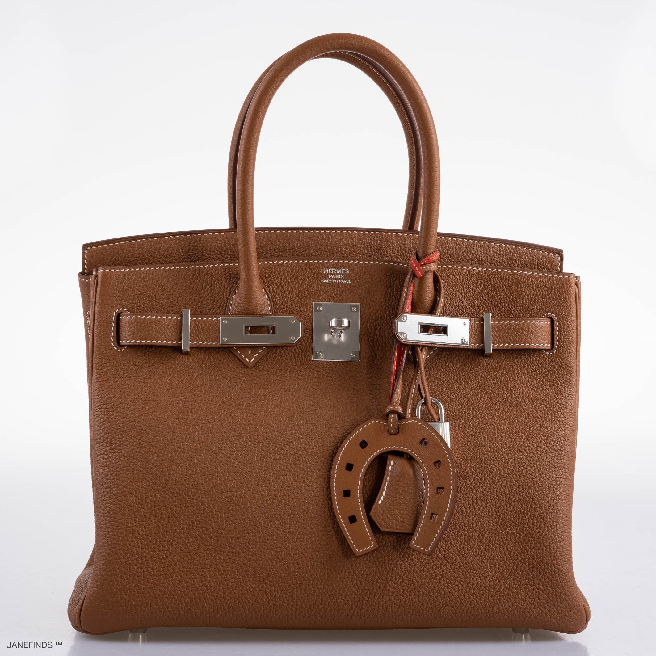 Hermes Birkin 30 Gold Togo with Palladium Hardware - 2020, Y - Exclusu