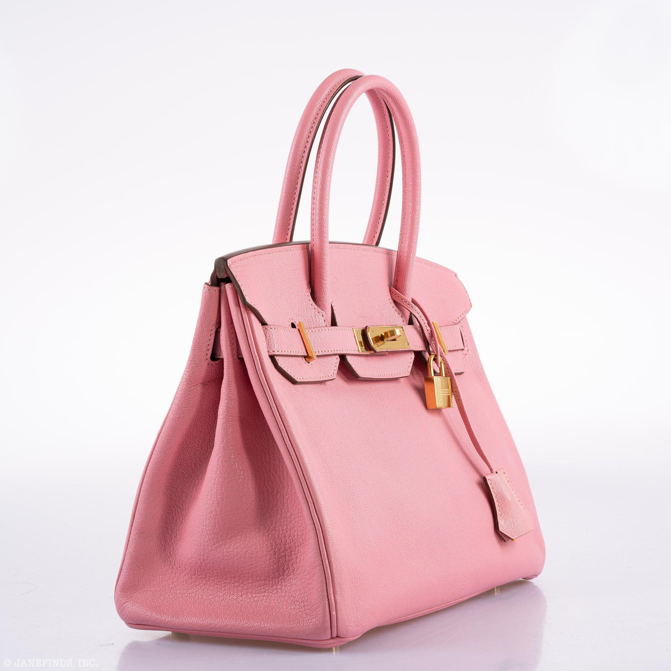 Hermes Birkin 30 HSS Rose Confetti Chevre Gold Hardware - 2015, T - Exclusu