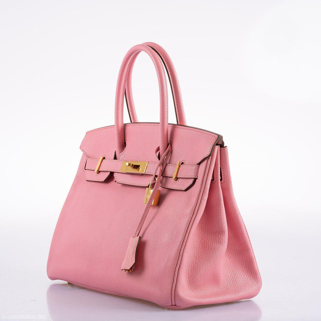 Hermes Birkin 30 HSS Rose Confetti Chevre Gold Hardware - 2015, T - Exclusu