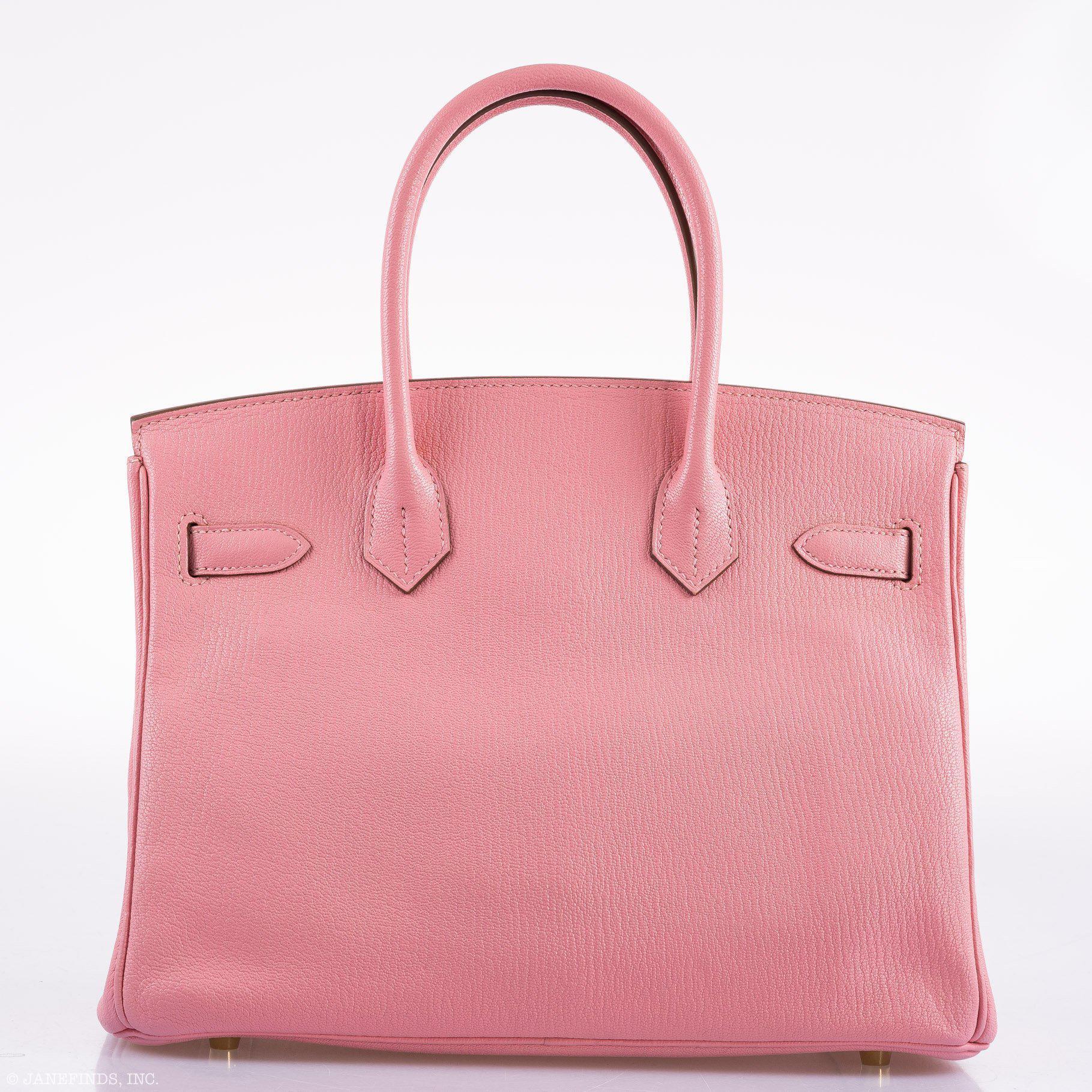 Hermes Birkin 30 HSS Rose Confetti Chevre Gold Hardware - 2015, T - Exclusu