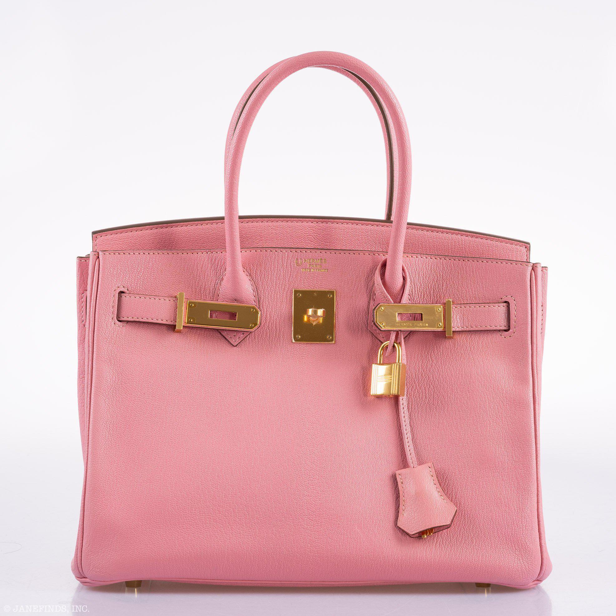 Hermes Birkin 30 HSS Rose Confetti Chevre Gold Hardware - 2015, T - Exclusu