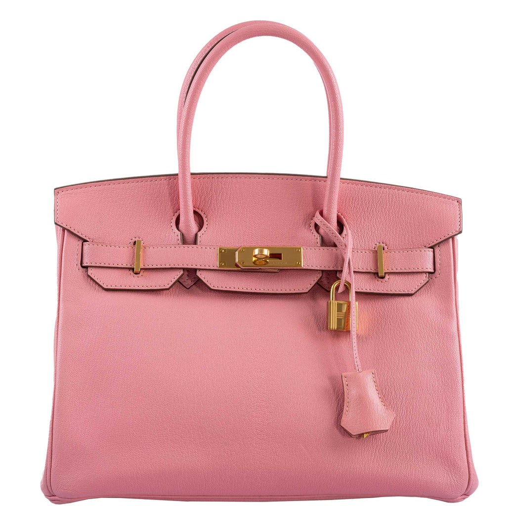 Hermes Birkin 30 HSS Rose Confetti Chevre Gold Hardware - 2015, T - Exclusu