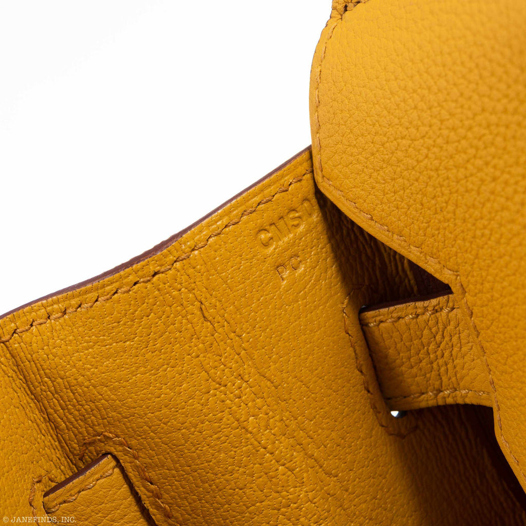 Hermes Birkin 30 Jaune Ambre Togo Gold Hardware - 2018, C - Exclusu